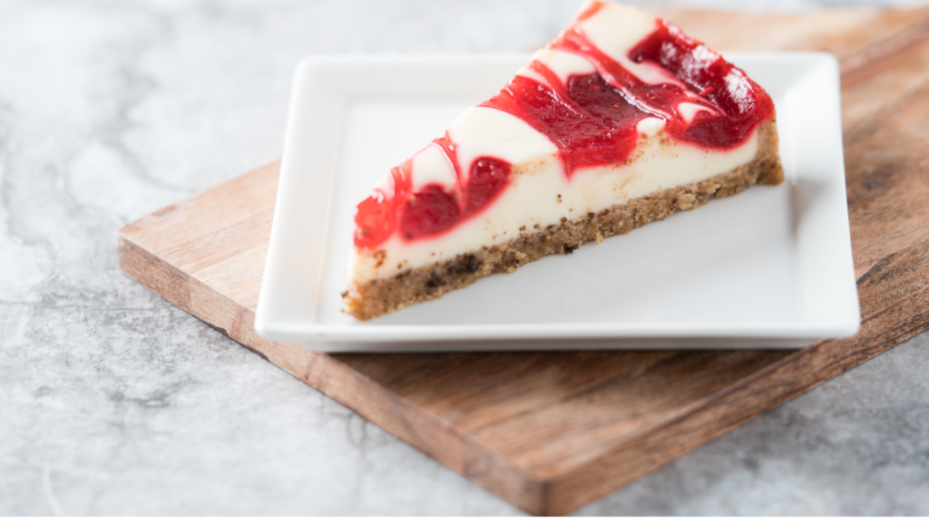 Philadelphia Strawberry Swirl Cheesecake