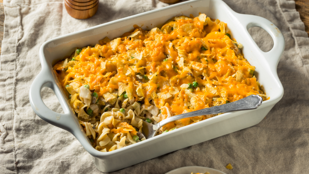 The Best Old Fashioned Tuna Noodle Casserole