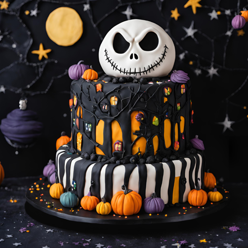 Nightmare Before Christmas Cake