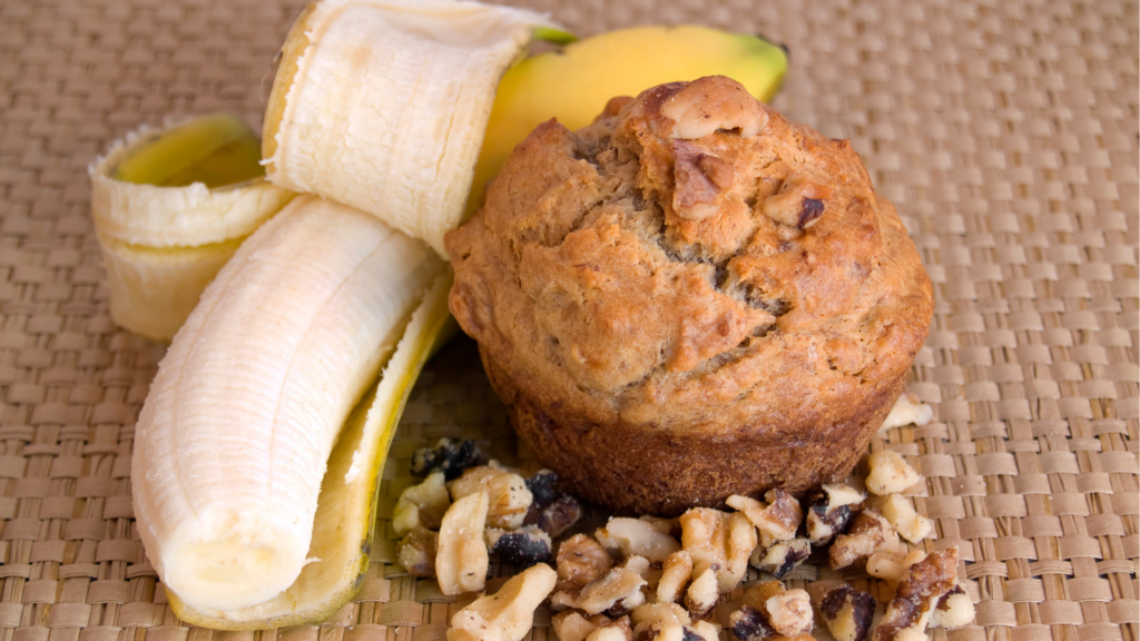 Sourdough Banana Muffins