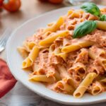 Mafaldine Pasta Recipe with Creamy Tomato Sauce